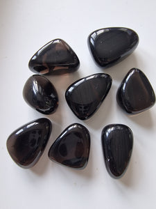 Midnight Lace Obsidian Tumblestone