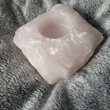 Load image into Gallery viewer, Pink Mangano Calcite Tealight Holder