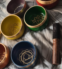 Load image into Gallery viewer, Chakra singing bowls (different variants available).