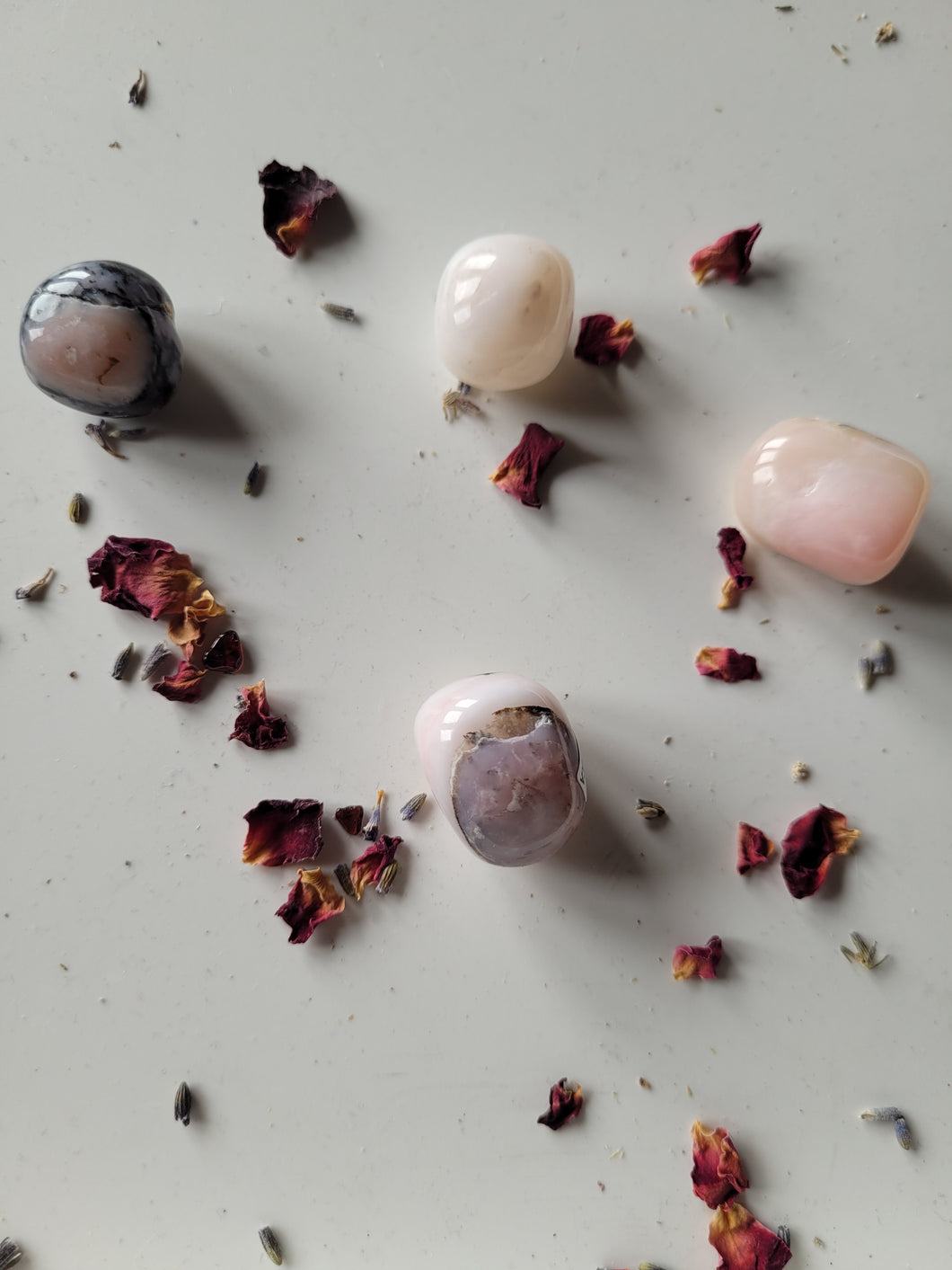 Peruvian Pink Opal Tumblestone