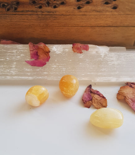 Orange Calcite Tumblestone