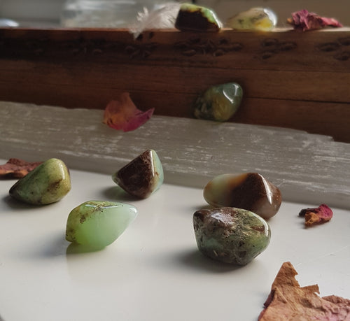 Chrysoprase Tumblestone
