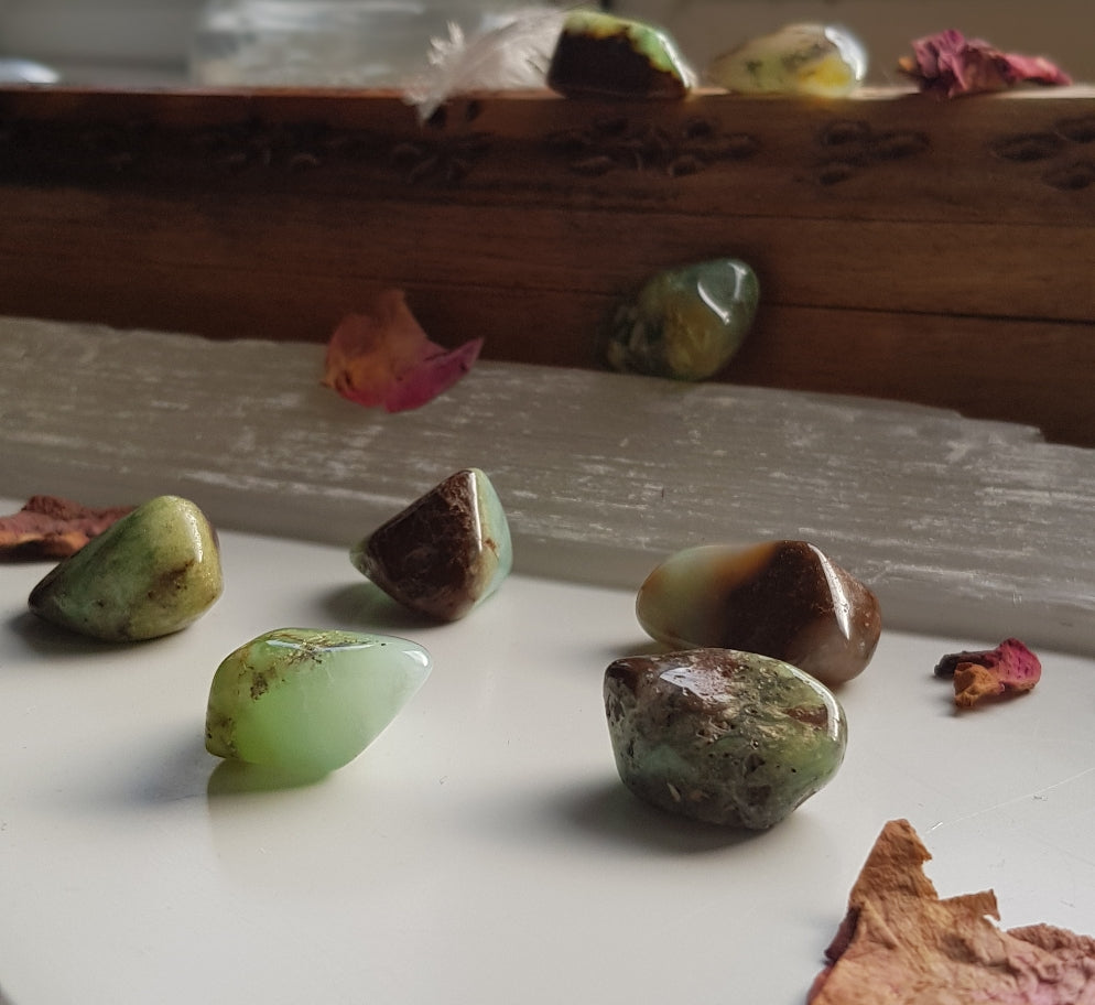 Chrysoprase Tumblestone