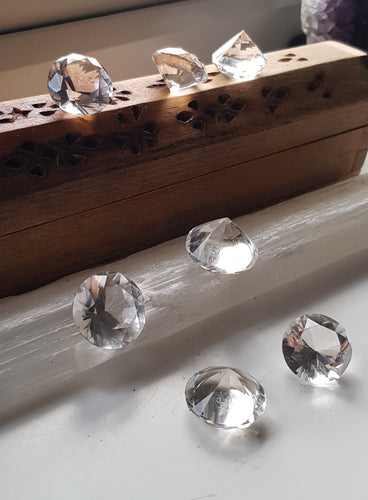 Clear Quartz Diamonds