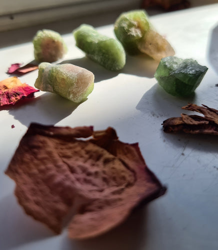 Bicolour Tourmaline Raw Chips