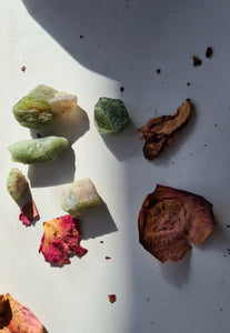Bicolour Tourmaline Raw Chips