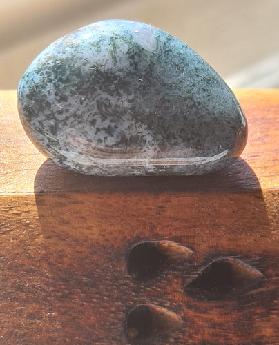 Moss Agate Tumblestone