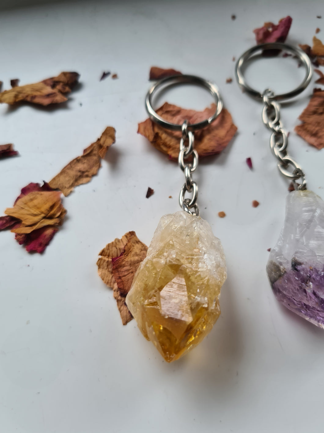 Crystal keyring