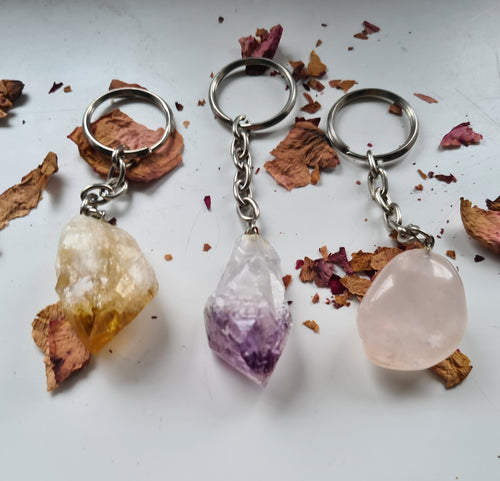 Crystal keyring