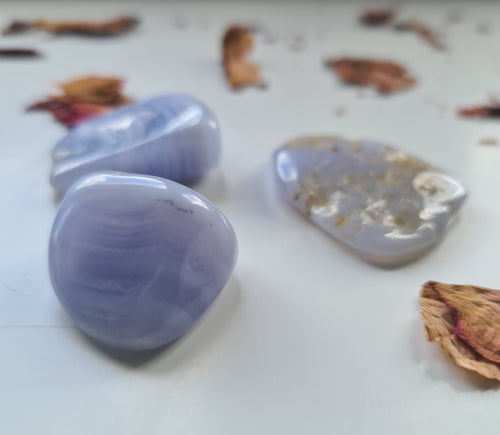 Blue Lace Agate Tumblestone