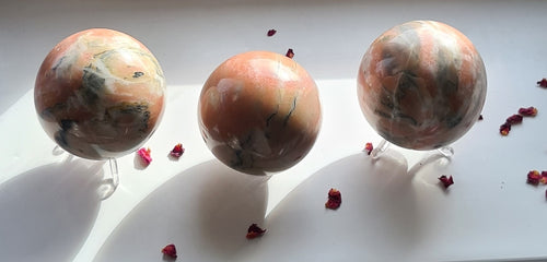 Pink Zebra Calcite Sphere