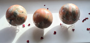 Pink Zebra Calcite Sphere