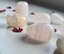 Load image into Gallery viewer, Pink Mangano Calcite Large Tumblestones A Grade