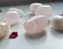 Load image into Gallery viewer, Pink Mangano Calcite Large Tumblestones A Grade