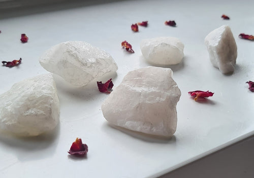 Raw Snowy Quartz