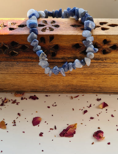 Blue Aventurine Chip Bracelet