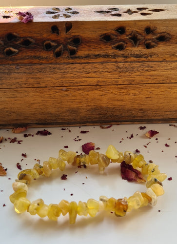 Yellow Aventurine Chip Bracelet