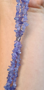 Crystal Chip Pull Necklace