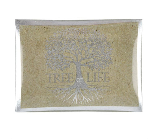 Tree of Life glass trinket dish.